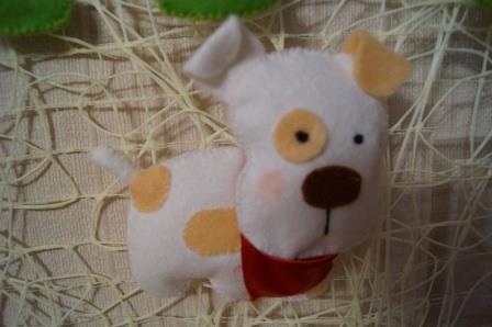 Имя из фетра.