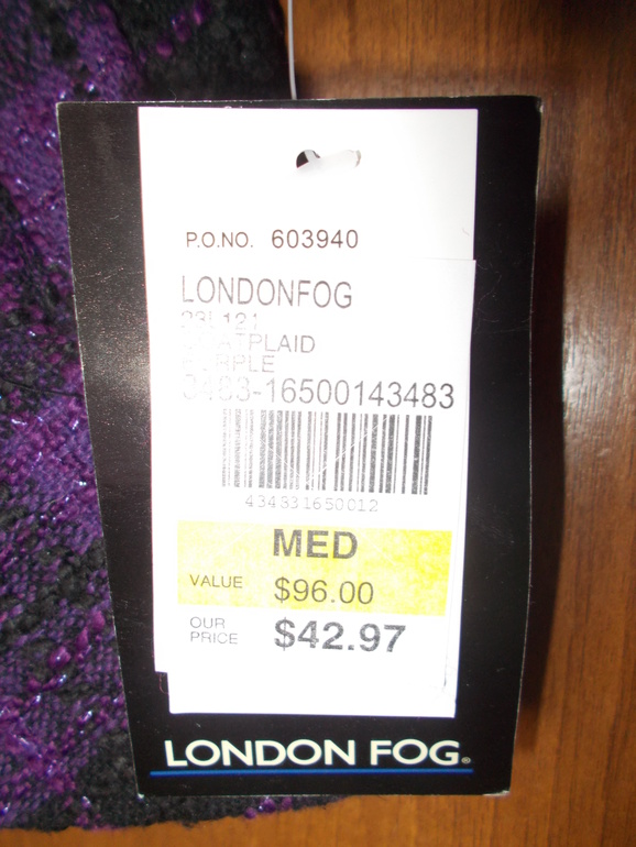пальто LONDON FOG 110-116р.   1600руб.