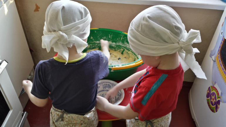 МК от Миши и Ефимки)))))Пасхальные куличи