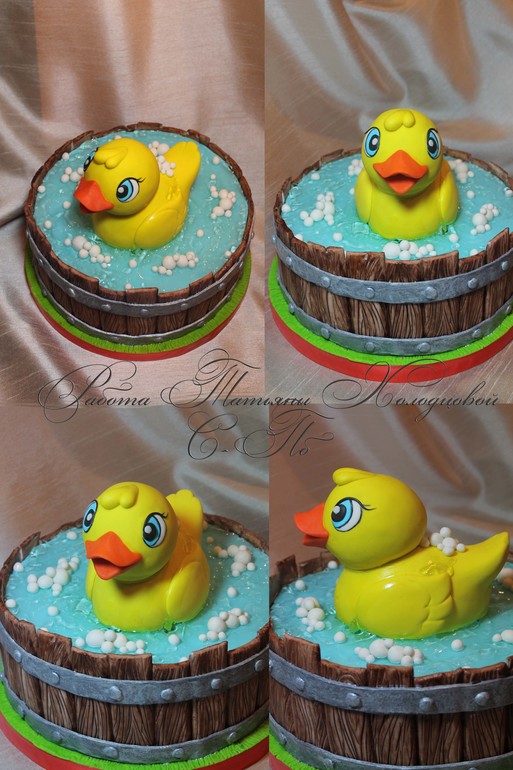 Уточка в кадушке