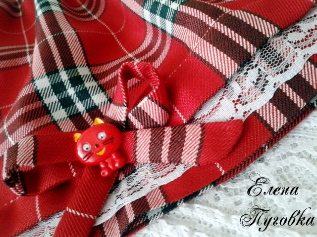 Юбочки в клеточку для моих деточек!