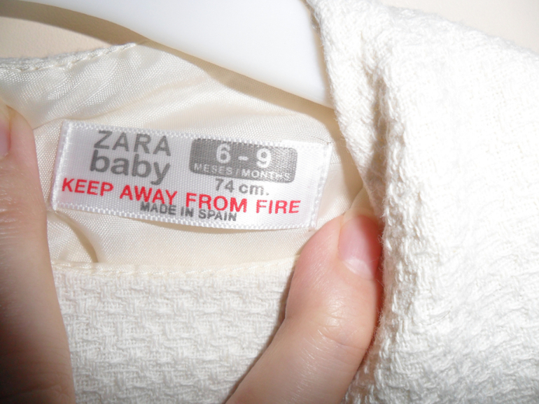 Платье ZARA для малышки)