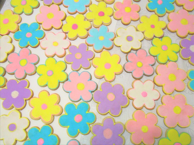 Spring cookies))