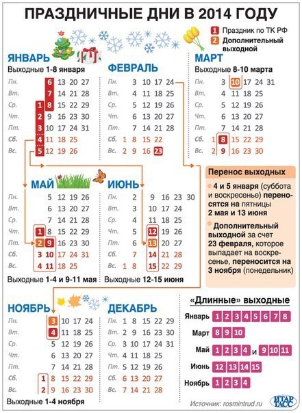 2014 праздники