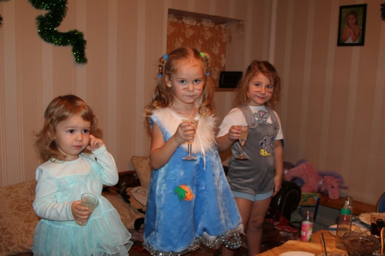 Как дети отметили Новый год!