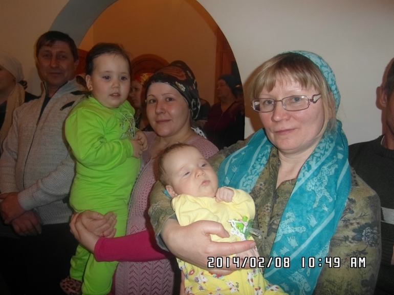 Крестины девченок!
