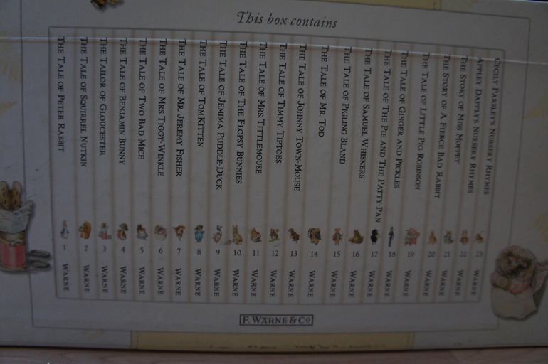 Beatrix Potter комплект книг в подарочной коробке
