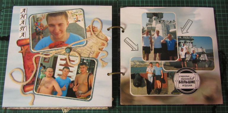 Мой первый опыт в скрапбукинге)