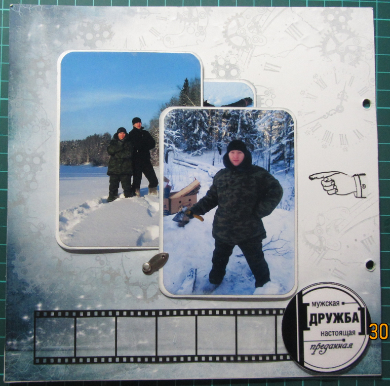 Мой первый опыт в скрапбукинге)