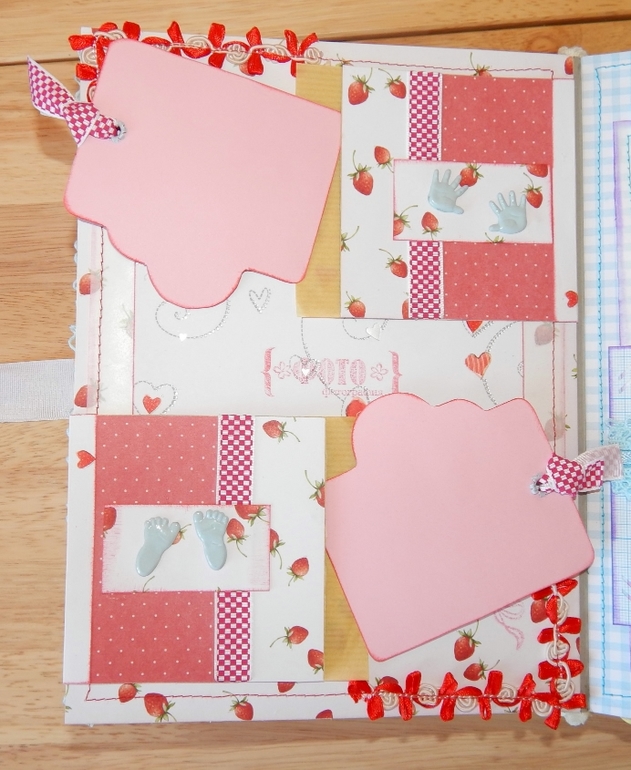 Скрап-альбом "Мой первый год" для маленького мальчика