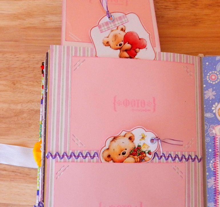 Скрап-альбом "Мой первый год" для маленького мальчика