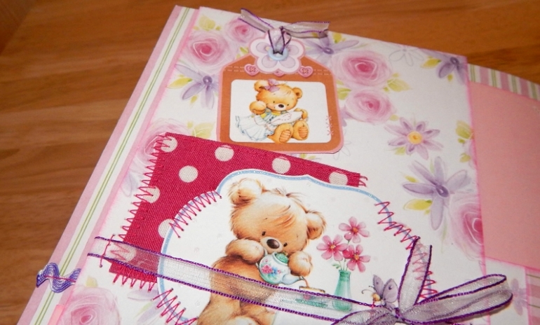 Скрап-альбом "Мой первый год" для маленького мальчика