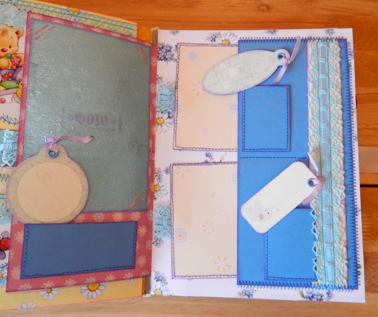 Скрап-альбом "Мой первый год" для маленького мальчика