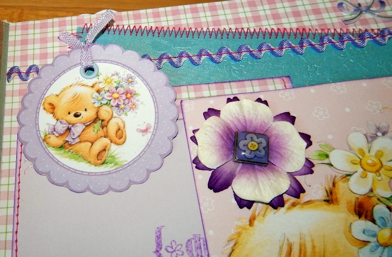 Скрап-альбом "Мой первый год" для маленького мальчика