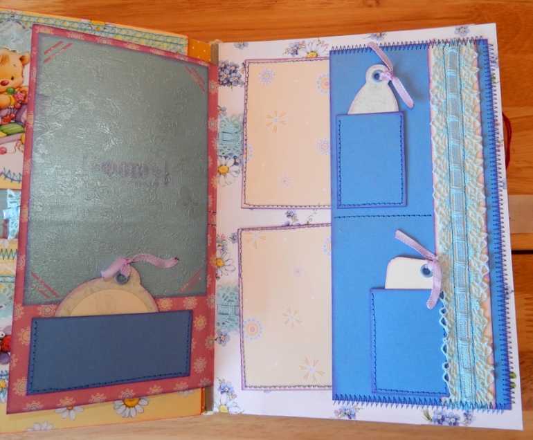 Скрап-альбом "Мой первый год" для маленького мальчика