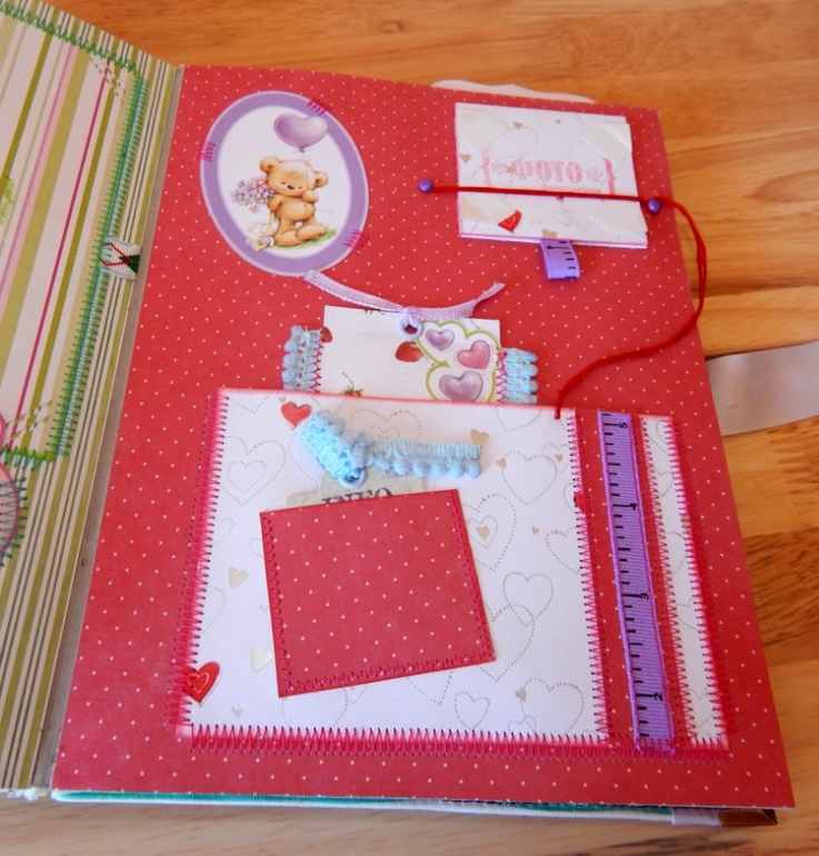 Скрап-альбом "Мой первый год" для маленького мальчика