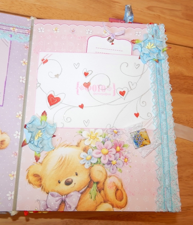 Скрап-альбом "Мой первый год" для маленького мальчика