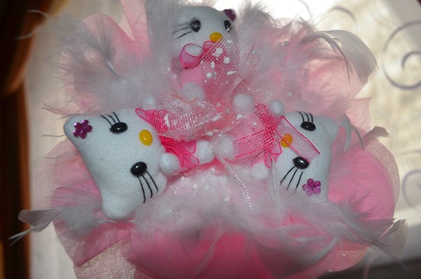 Букеты из мягких игрушек в наличии и под заказ