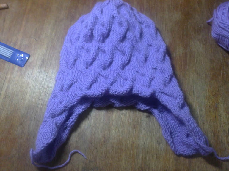 МК шапочка из кос