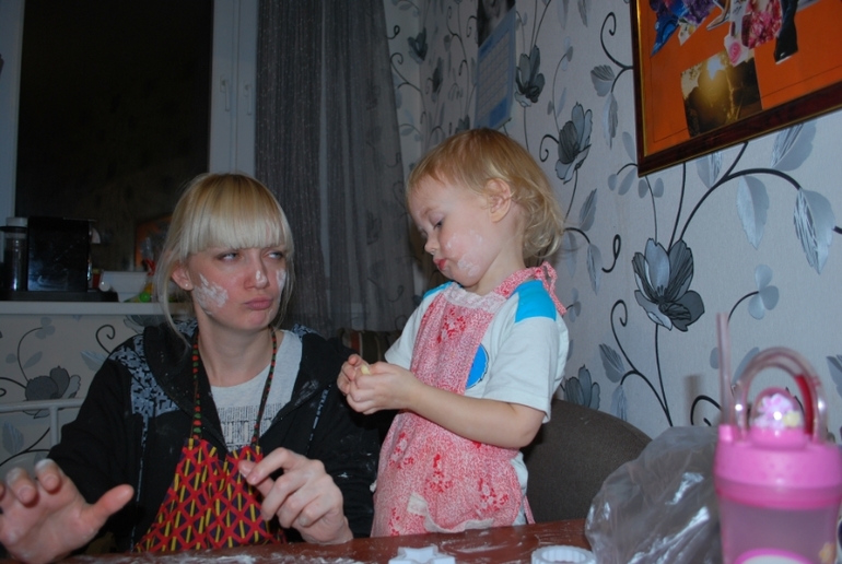 А мы пекли печенье)