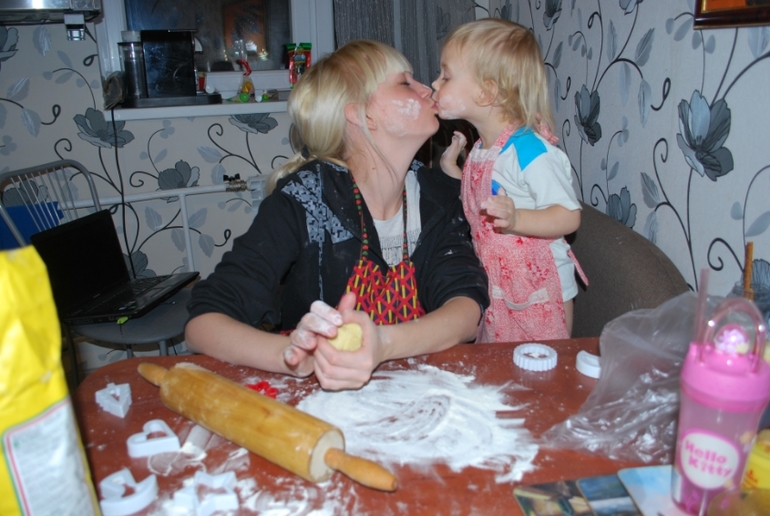 А мы пекли печенье)