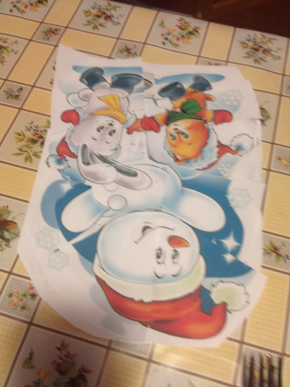 День 28 новогодние аппликации