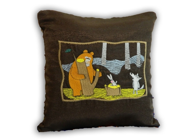 автоподушки, футболки с машинной вышивкой