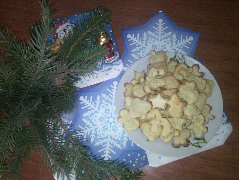 Творожное печенье.