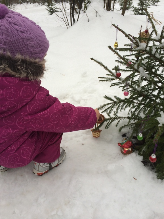 Рождественский пир лесных зверят