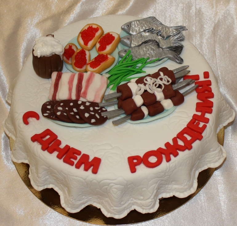 последние мужские торты