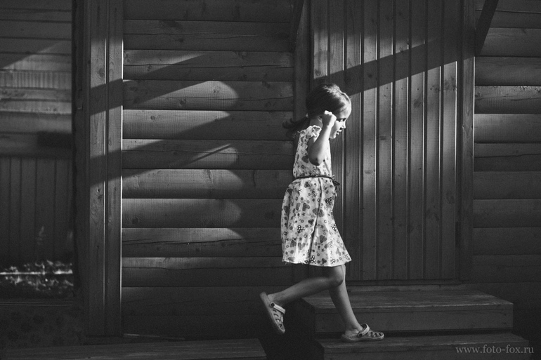 Дочь на даче