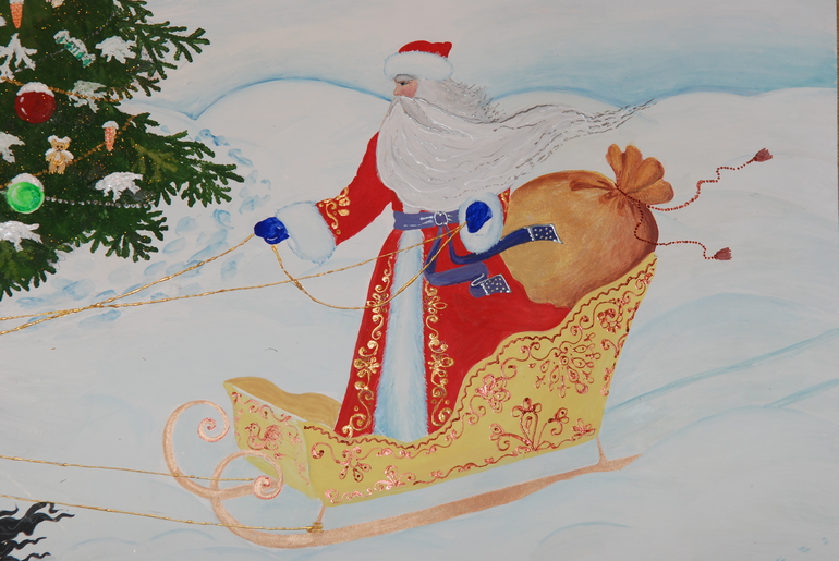 К новому году в детсад.