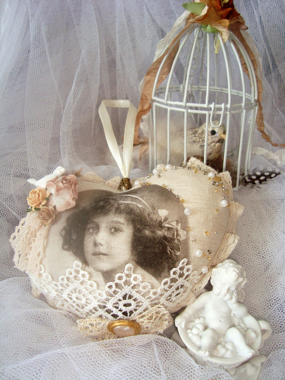 Винтажные сердечки