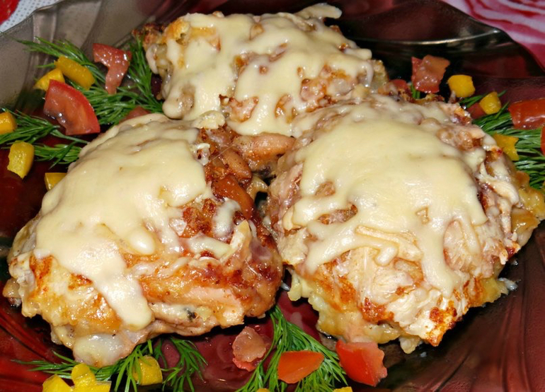 курица с грибами под картофельной шубой рецепт с фото курица с грибами под картофельной шубой рецепт с фото