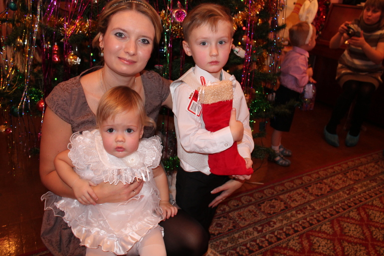 Первый утренник в детском саду (25.12.13)