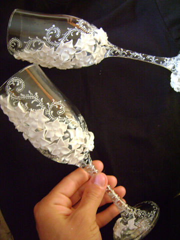 Свадебные бокалы на заказ