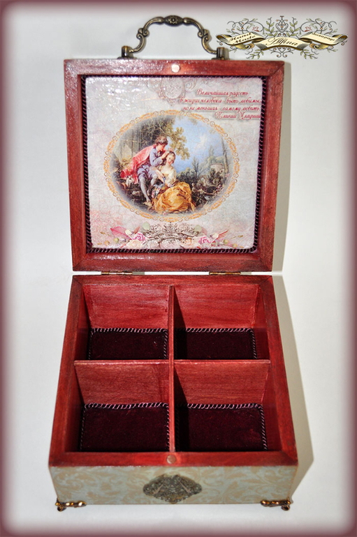 Шкатулочка для украшений "Вечное чувство"