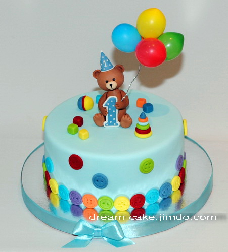 Мишка с шариками