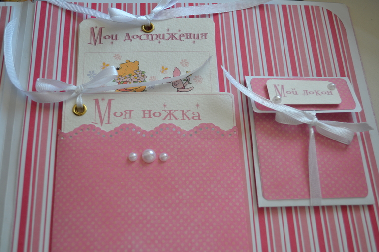 Альбом для девочки в стиле "Винни пух"