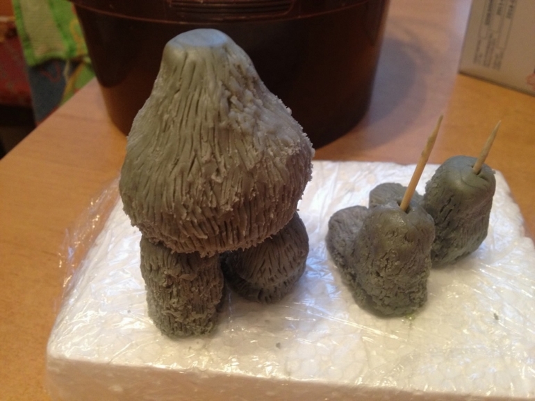 свадебный для подруги или как мы лепили медведей