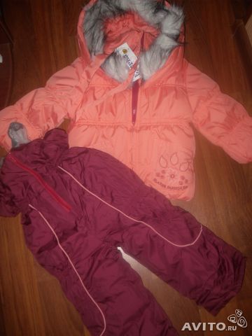 новый набор (зима)куртка и комбенизон)д\девочки