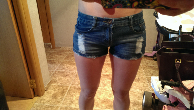 Мои шорты в оригинале. Хваст! )