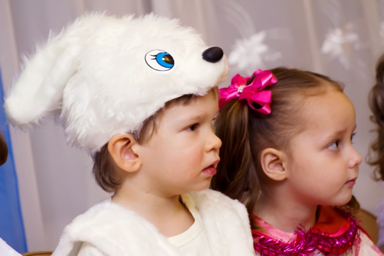 Первый Ванюшин утренник в садике)