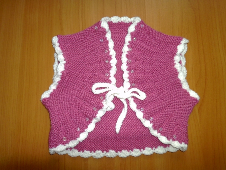 Жилет-складочки