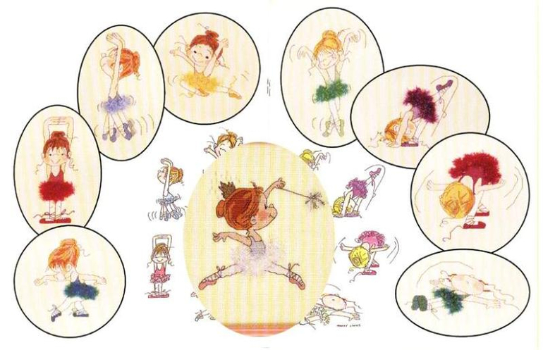 Балерины Дименшнз - кто чем вышивал пачку???