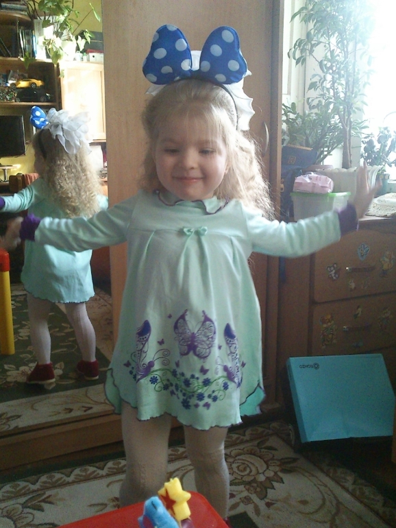 Полиночке три годика