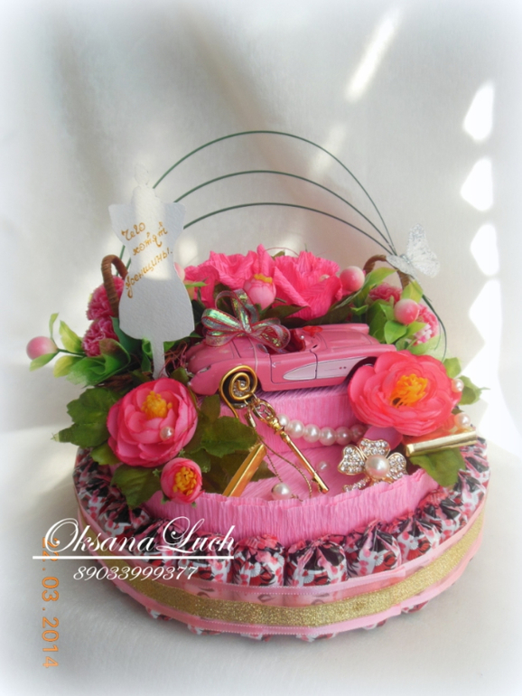 Торт конфетный "Чего хотят женщины".