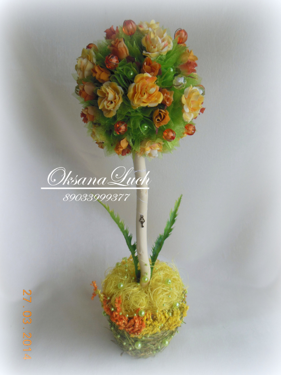 Свеженькие деревца...