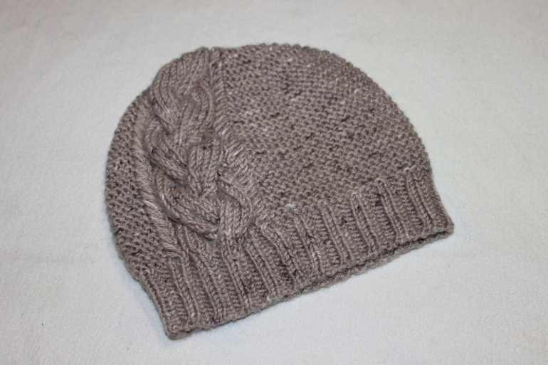 Шапка с косой от Jared Flood и снуд в комплект