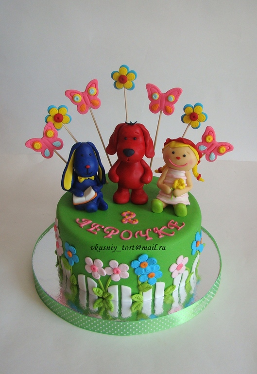 Торт с героями мультфильма "Патрик и его друзья"